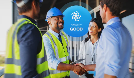 Industrial facility air quality monitoring equipment supporting OSHA permissible exposure limit compliance